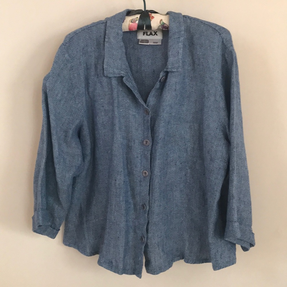 Flax linen top